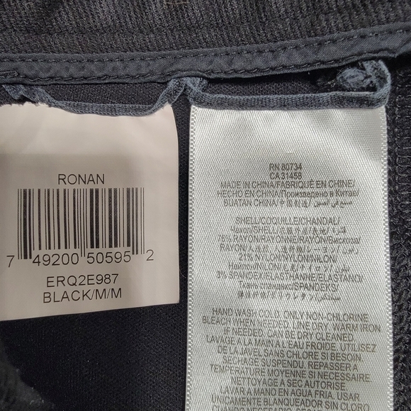 BCBGMaxAzria Size M Washed Black Stretch Leggings / Pants - Picture 14 of 15